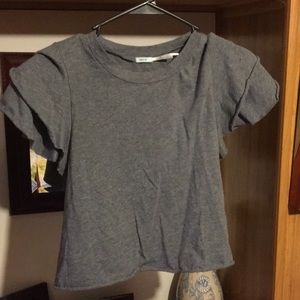 Kimichi blue grey crop top from urban outfitters